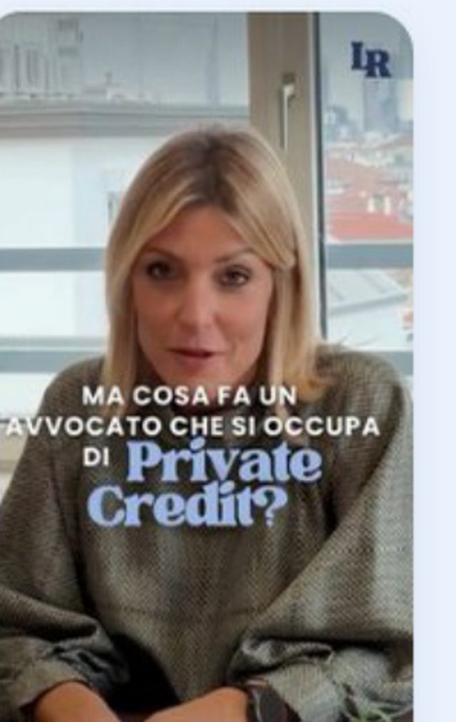 Un momento della serie sul private credit girata con Orrick